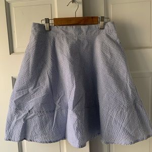 Francescas’a Preppy Seersucker Skirt